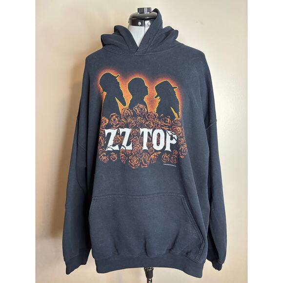 Vintage ZZ Top Hooded Sweatshirt - Picture 1 of 3